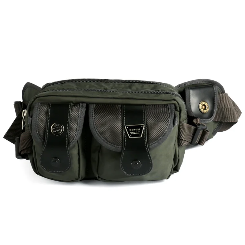 Ruil Belt bag Multifunction Men Messenger Waist Bags  Wear Resistant Oxford Cloth Casual Travel Toolkit Handbags