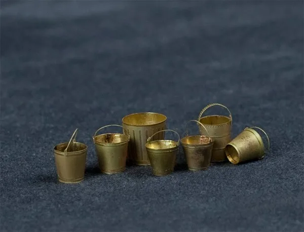 

1:24 Scale Buckets Various Types Metal Etching Sheet Model