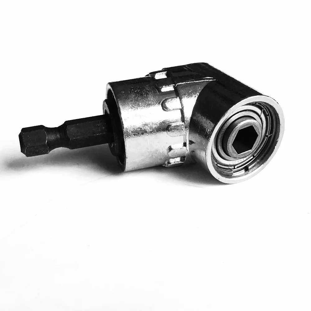 105 Degree 1/4 Adjustable Hex Bit Angle Driver Screwdriver Magnetic Bit Angle Extension Screw Driver Socket Holder Adapter