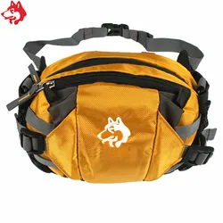 Riñonera impermeable para deportes al aire libre, bolsa personalizada de color rosa/amarillo/morado/verde oscuro, bolsa de cintura para senderismo, China