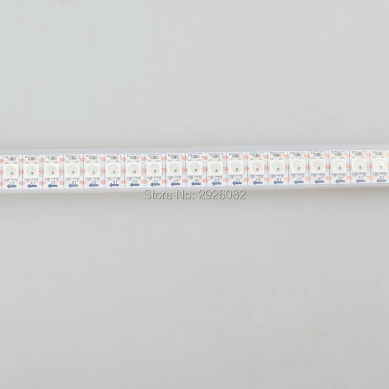 Adresseerbare 144 LEDs/M WS2812B LED-strip WS2812 Digitale 5050 SMD Flexibele tape IP67 Waterdichte buitenverlichting Decoratie WITTE PCB