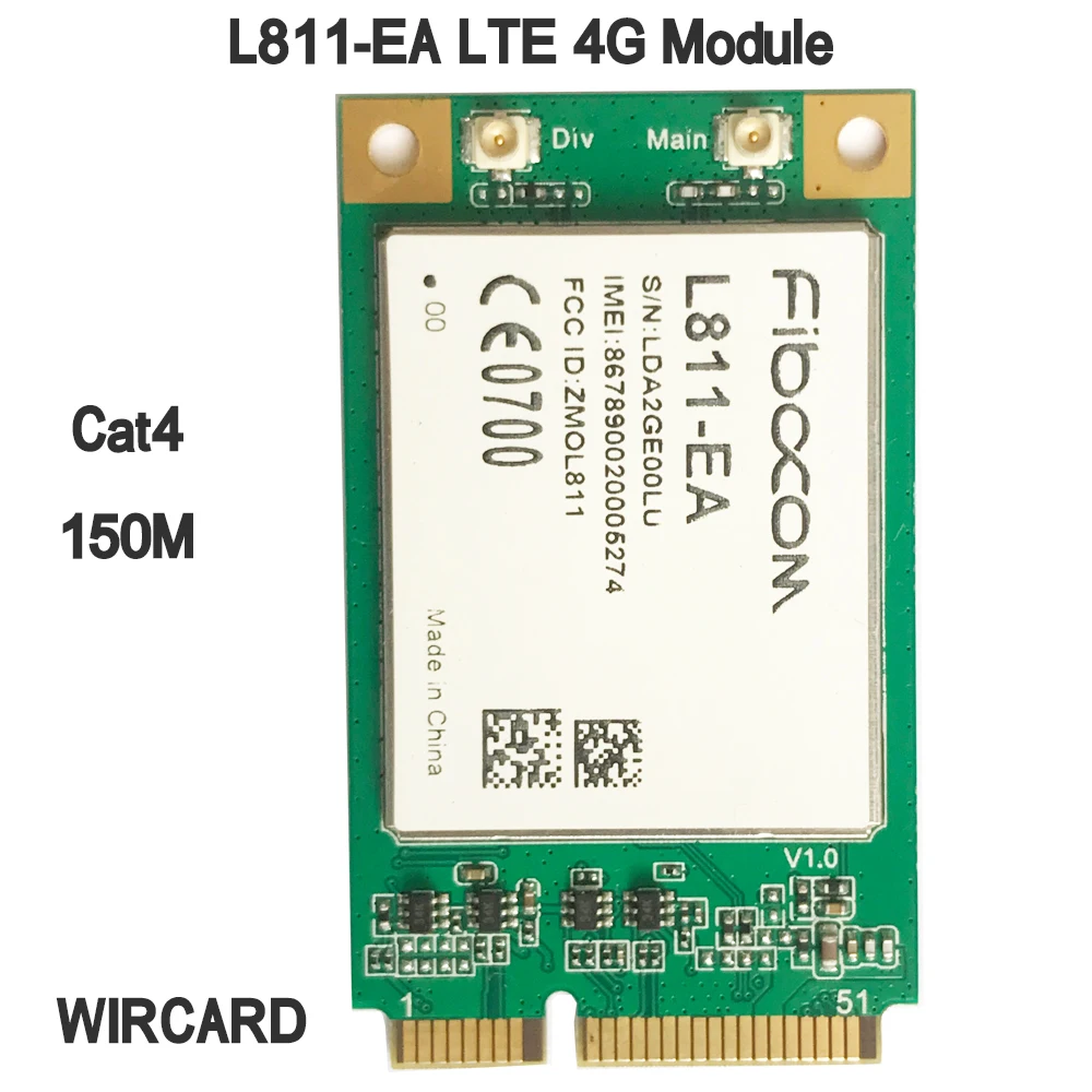 L811-EA LTE 4G Card mini PCI-E 4G Module FDD-LTE Cat4 Module