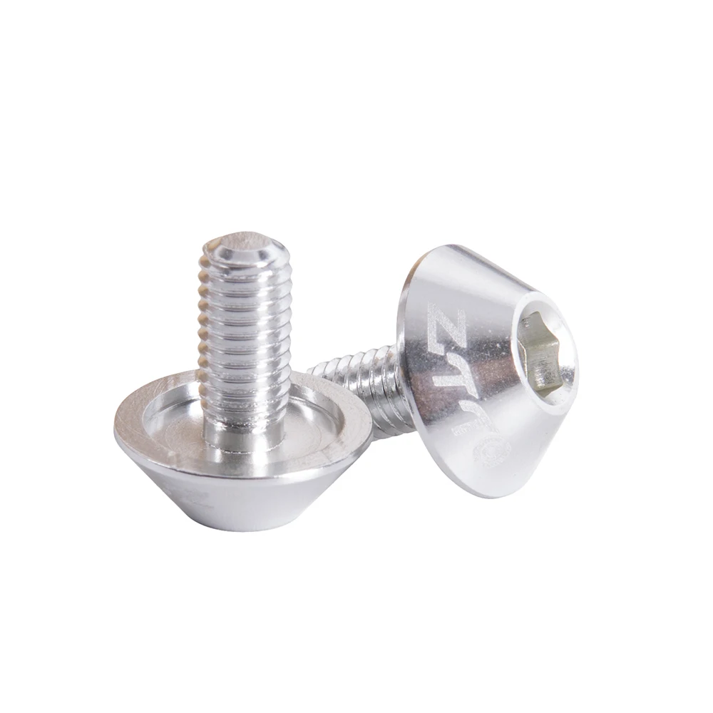 ZTTO Aluminiumlegierung M5x10mm Schraube Schwarz Rot Lila Gold Grün M5 Bolzen Fahrrad Flaschenhalter Ultraleichte Innensechskantschrauben – Detail 6