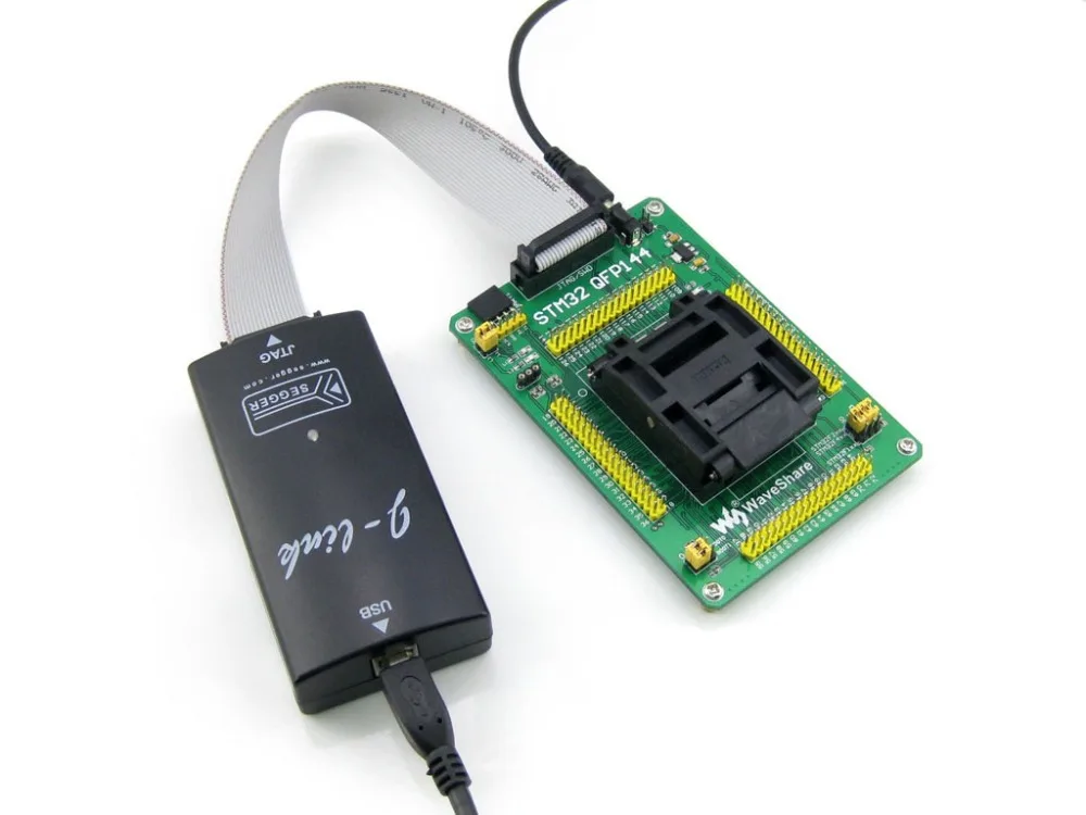 Imagem -04 - Adaptador de Soquete de Teste Yamaichi ic Qfp144 Mgfp144 Lqstm32l1xxz Stm32l1xxz Embutidos com Passo de 0.5 mm