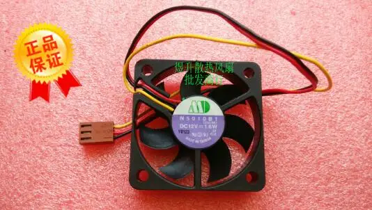 

Original 5010 DC12V 1.6W 50*50*10mm 5CM N5010B1 3 wire CPU cooling fan