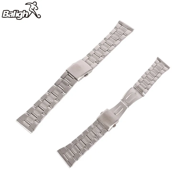 Newest Fashion Stainless Steel Watchband Link Bracelet Stainless Steel Width18mm /20mm /22mm Plane Clasp Button Watch Strap Lug