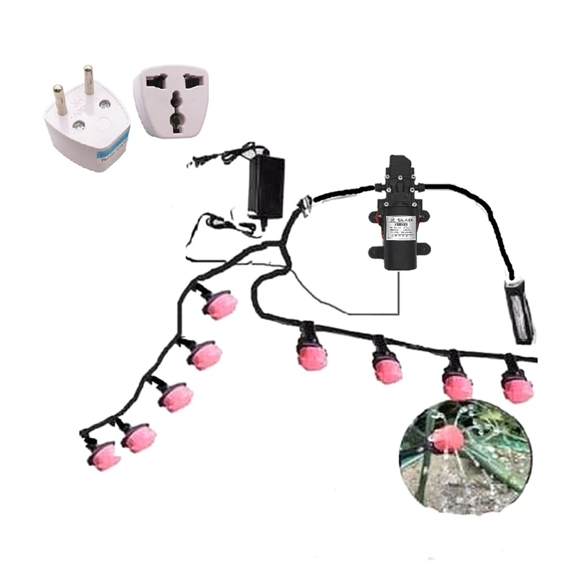 

20m 4/7mm 2m 8/11mm Hose Watering Kit Garden Flowers DC Pump Water System Gardening Spray Suits Drip Irrigation System