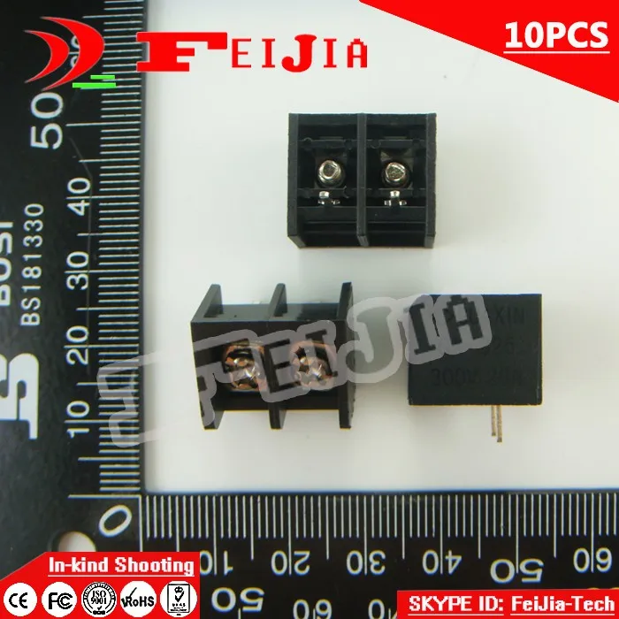 10PCS 825-8.25-2P / 825 8.25mm 2Pin Barrier Terminal Block Screw Terminal Block Pitch 8.25mm Terminal Block Free Shipping