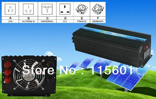 Manufacturer selling 4000w DC AC Big Power Inversor, House Inversor 12v 230v for Power Cut In India or Africa