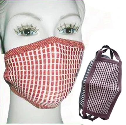 3pcs Tourmaline cloth mask Sunscreen Ultraviolet Breathable Protective Masks