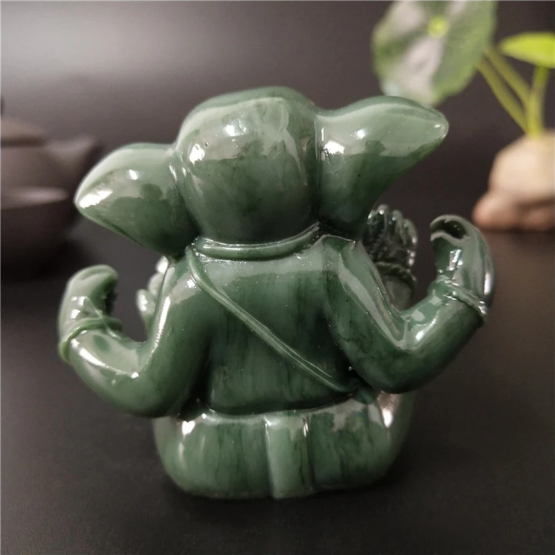 Lord Ganesha Buddha Statue Ornaments Fengshui Ganesh Indian Elephant God Sculptures Figurines For Home Garden Decoration