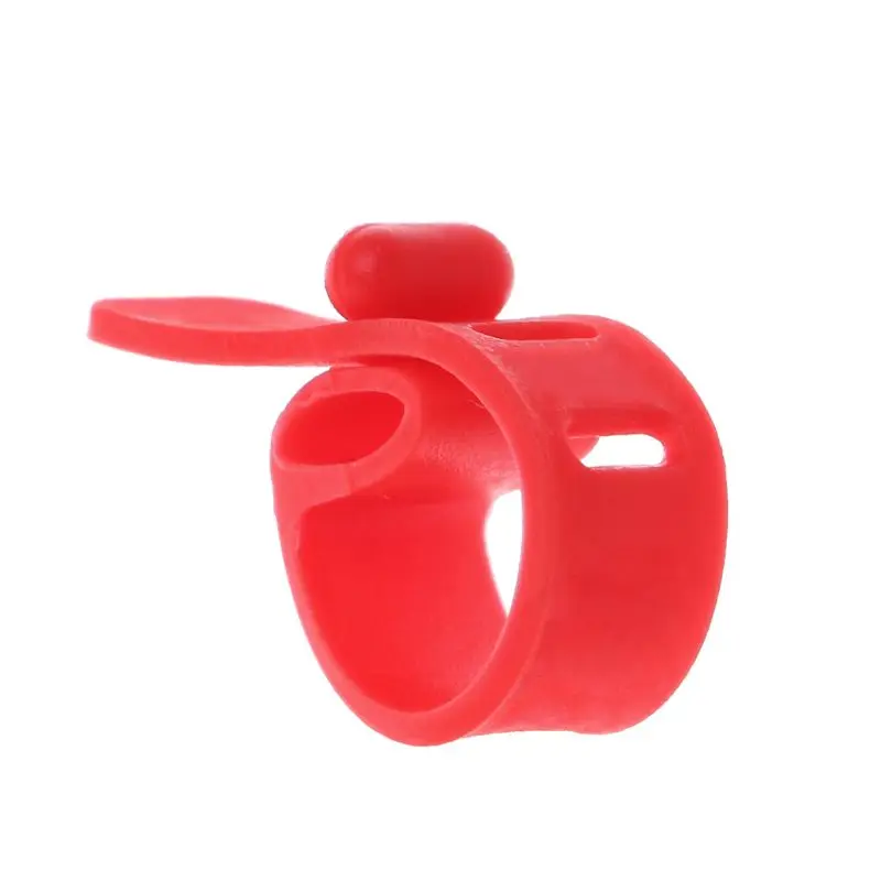 Organizador do cabo do fio de dados de silicone, 4 unidades, tie telefones, enrolador de cabo, fivela de acabamento