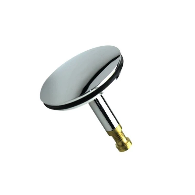 43/44mm Brass Chrome Bathtub Plug Replacement Bath Pop Up Waste Plug Only Flat Seal Bathroom Tub Drain Drainer Strainer