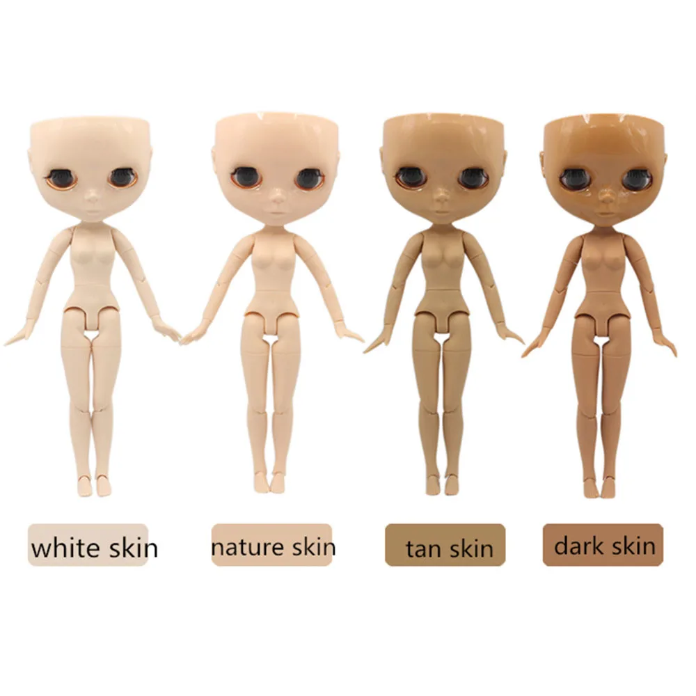 blyth doll Joint body without scalp Suitable for the scalp DIY makeup factory doll nude girl toys