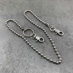 Long Trousers Hipster Key Chains Punk Street Big Ring Key Chain Metal Wallet Belt Chain Pant Keychain Unisex HipHop Jewelry WZ72