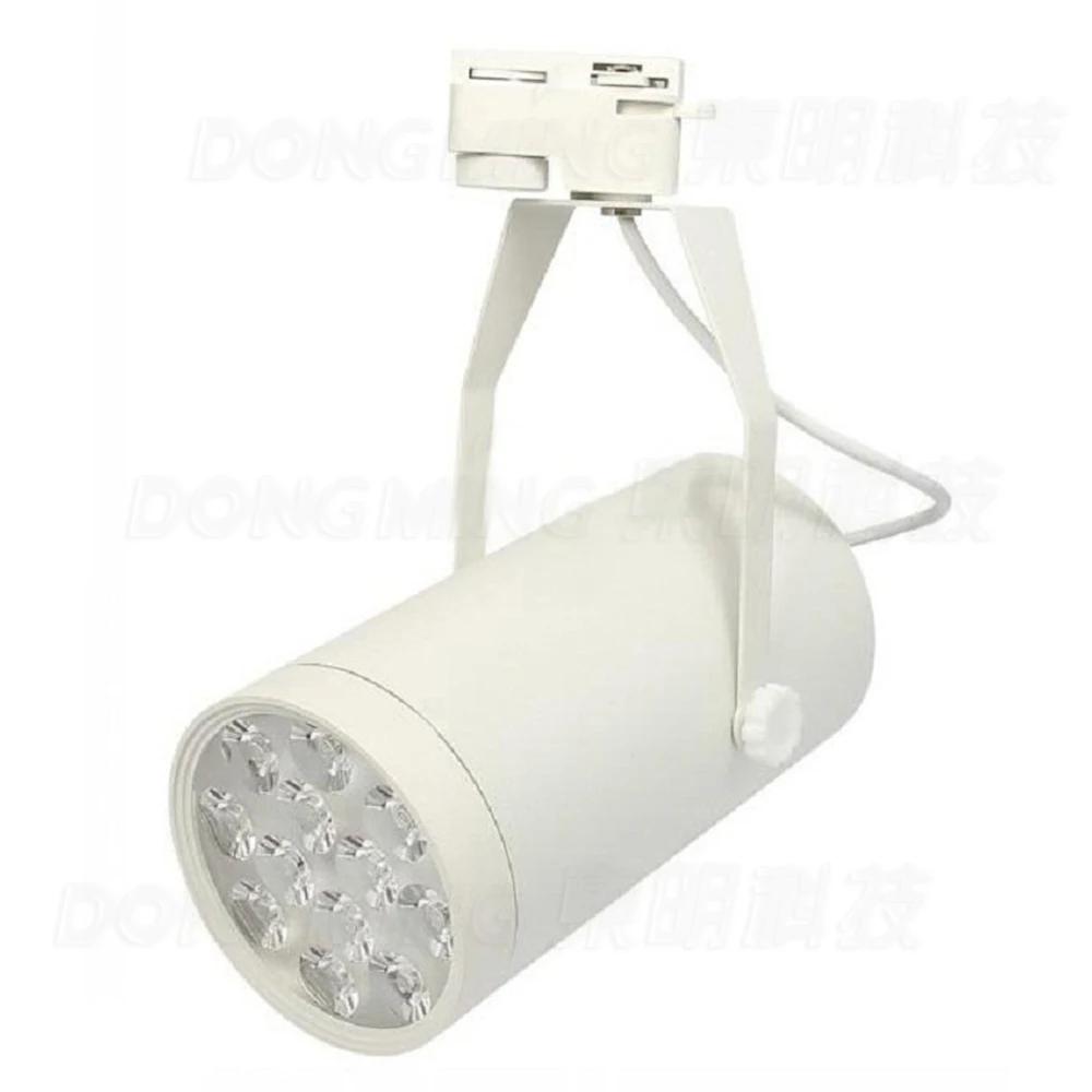 20pcs Free Shipping 12w LED Track Light 960LM AC85-265V White/Black Ultra Bright Store Decorate LED Rail Light