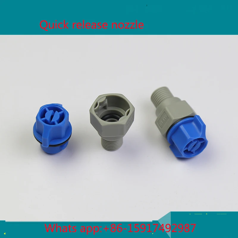 Etching Machine Plastic Quick Release Water Jet Spray Nozzle 1/4\