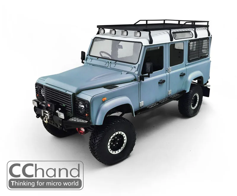 Rear/Front Chassis Bumper with Winch or Led Lights for RC 1/10
