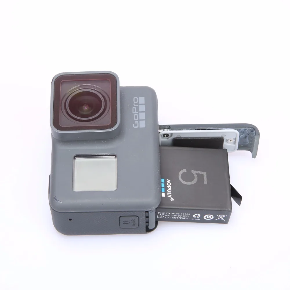 بطارية أصلية من Aopuly لهاتف GoPro Hero 8 Hero 7 Hero8 باللون الأسود أو شاحن USB ثلاثي لبطارية كاميرا Go Pro Hero 8 فك تشفير كامل
