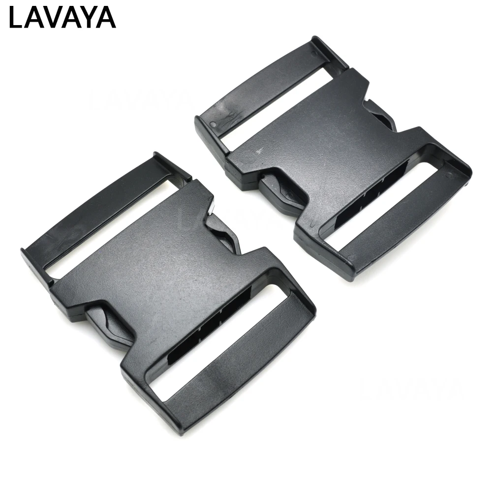 1pcs Webbing Size 60mm Plastic Flat Side Release Buckles Adjustable Straps