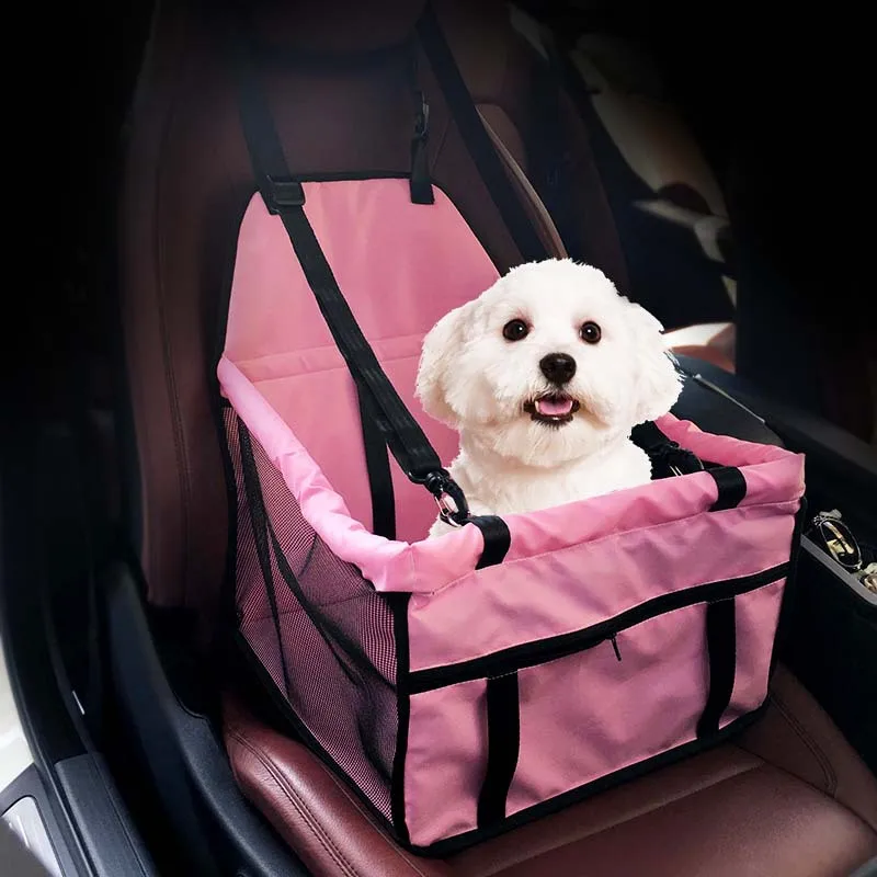 

Pet Carrier Dog Car Seat Pad Safe Carry House Cat Puppy Bag Car Travel Accessories Waterproof Dog Bag Basket Pet Products PD282