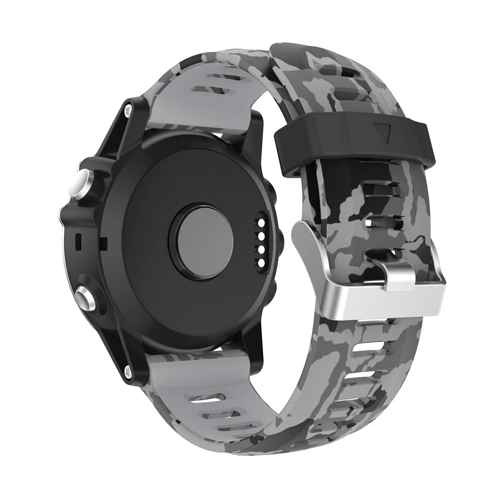 26mm Printed Silicone Strap for Garmin Fenix 3/3 HR Smart Watch Band for Garmin Fenix 5X