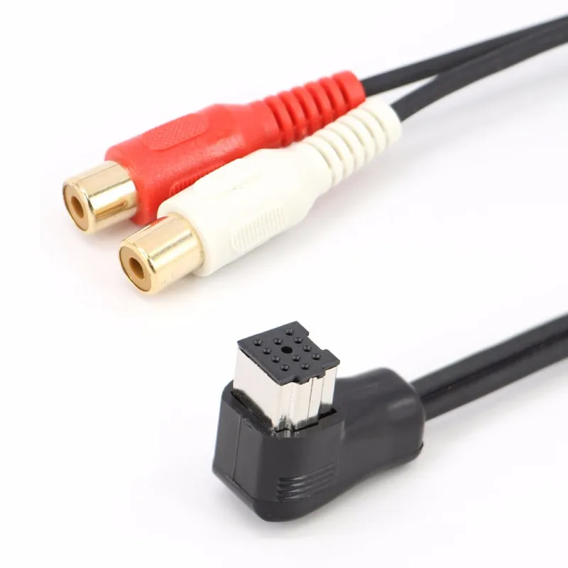 Ldafava 3,5 mm AUX nel cavo 'adattatore Stereo Stereo di ingresso audio Cavo Repaltering per Pioneer IP -BUS nella porta Ldafava 3,5 mm AUX nel cavo 'adattatore Stereo Stereo di ingresso audio Cavo Repaltering per Pioneer IP -BUS nella porta