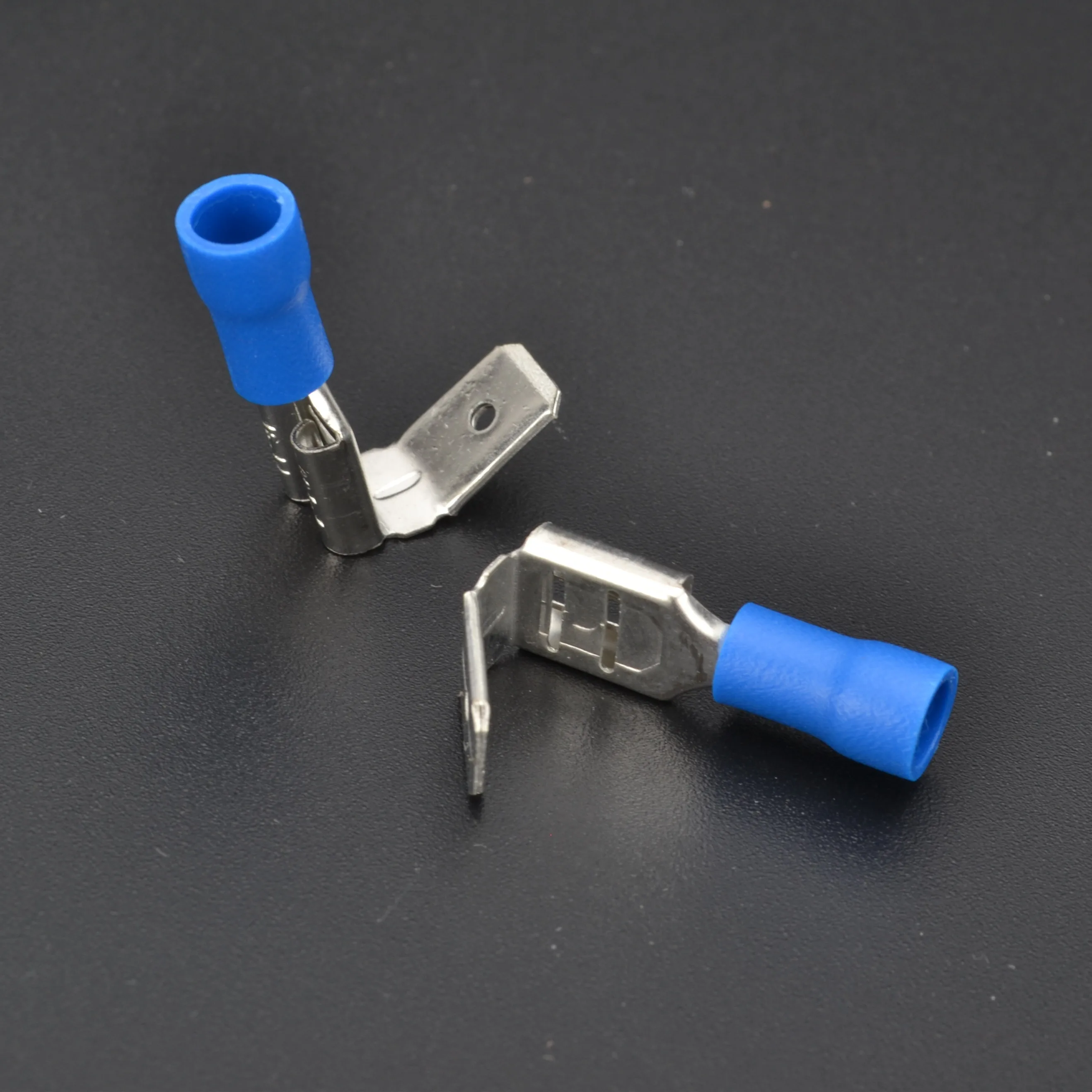 25x Insulated Blue Piggyback Female Spade Connector Terminals Crimping Connectors