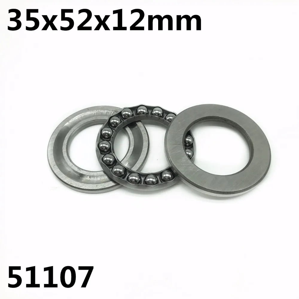

2Pcs 51107 35x52x12mm Axial Thrust Ball Bearings 8107 High quality