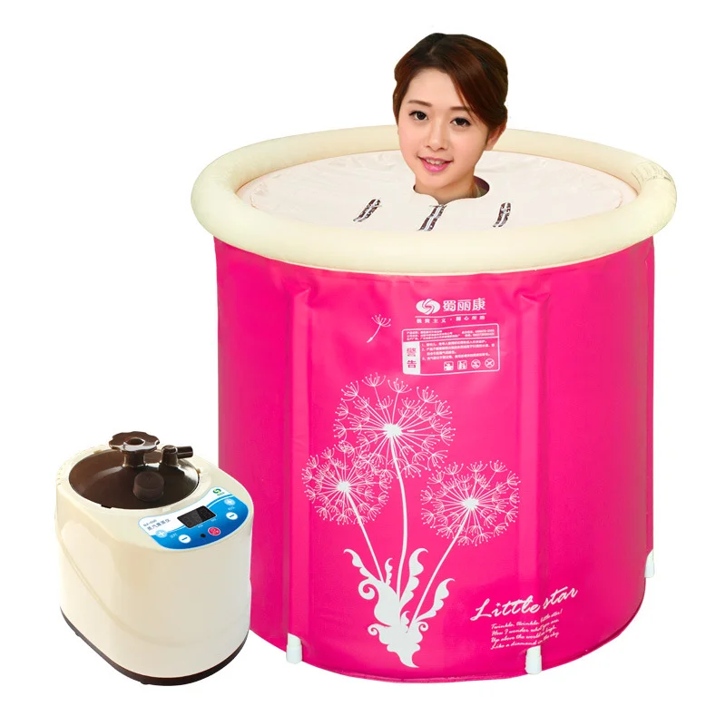 Sauna Sweat tank household fumigation drum moving fumigation machine inflatable bath bucket