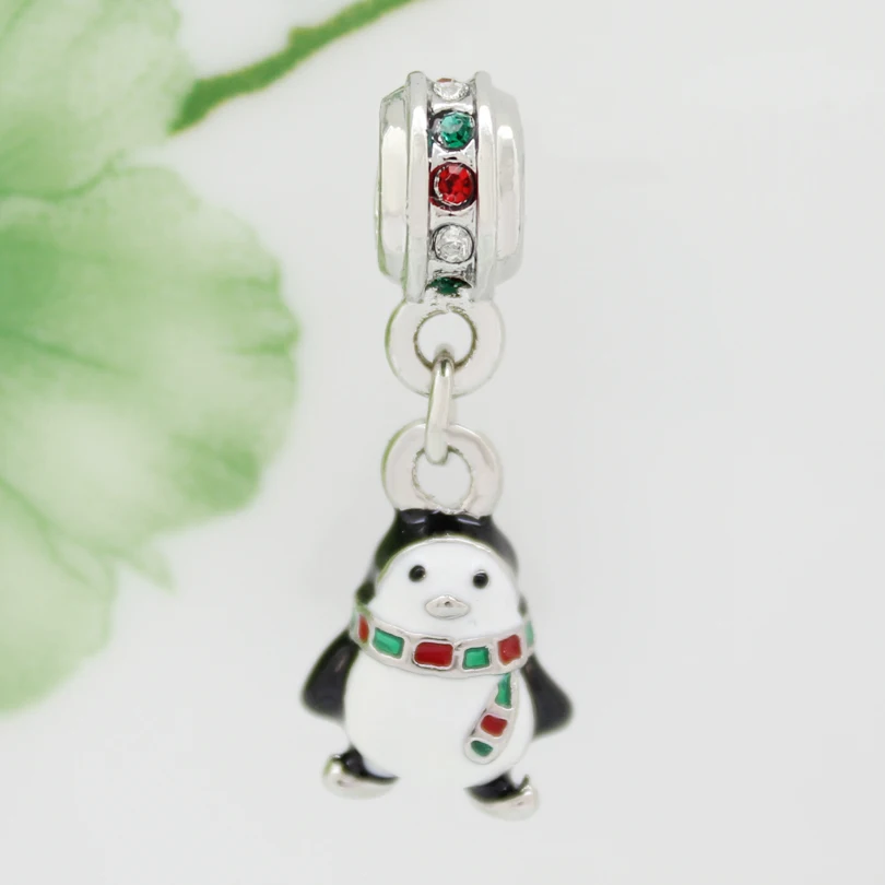 jewelry bracelet jewelry pendant mother's day gift cute baby penguin charm beads Fit Pandora Necklace bracelet