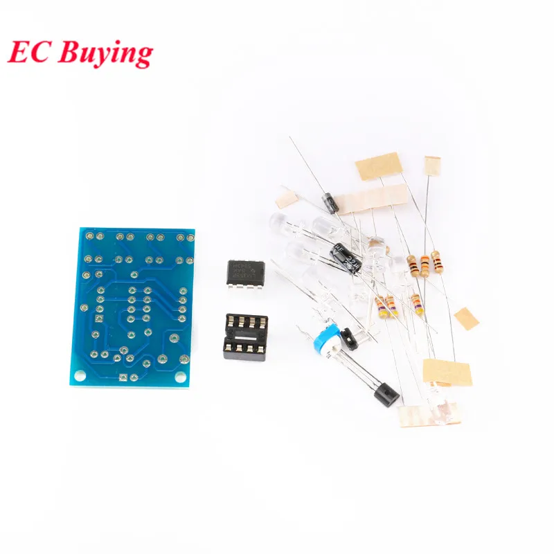 Electronic DIY Kit SMD SMT Components Welding Practice Board Soldering Skill Training Beginner Electronic Kit for Self-Assembly