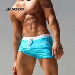 ALSOTO-Short de marque pour homme, vêtement de mode, matière respirante, style décontracté, grande taille