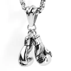 Stainless steel fitness pendant Men pendant gift double knuckles titanium steel pendant