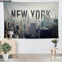 HOT New York Tapestry Wall Hanging Decor Christmas Wall Tapestry Show Piece For Home Decoration Camping Tent Travel Sleeping Pad