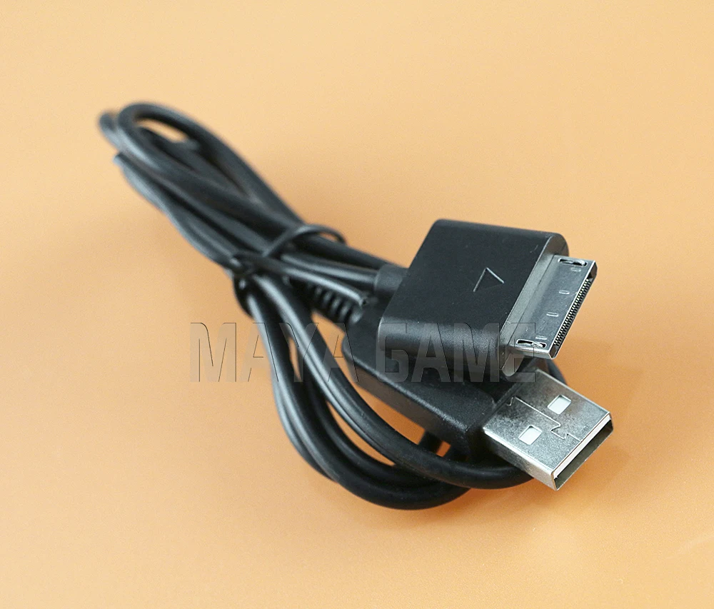 OCGAME  High Quality USB 2.0 to 28 Pin Data Sync Charger Transfer Power Cable Cord for PSP Go Black Color