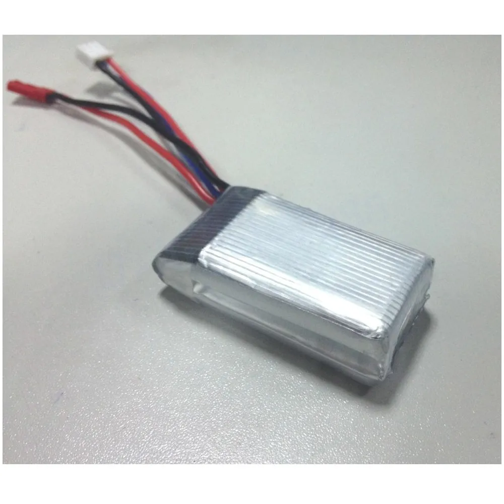 

3 шт./лот литий-полимерный аккумулятор высокой мощности 7,4 В 850 мАч 20C JST plug для радиоуправляемого вертолета квадрокоптера автомобиля