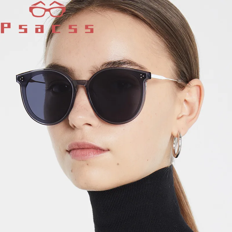 

Psacss NEW Metal Frame Sunglasses For Women Men Brand Designer Vintage Sun Glasses Women's High Quality Retro gafas de sol mujer