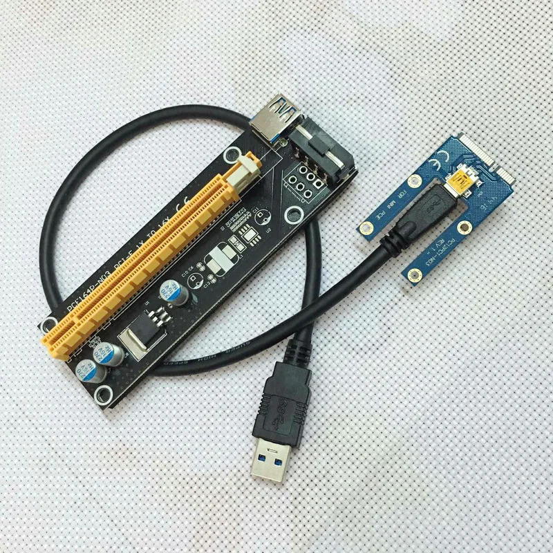 Mini PCIe 1x to PCI Express x16 Riser Card for Laptop External Graphics Card GDC Miner mini PCIe to PCI-e Slot for BTC Mining image 6