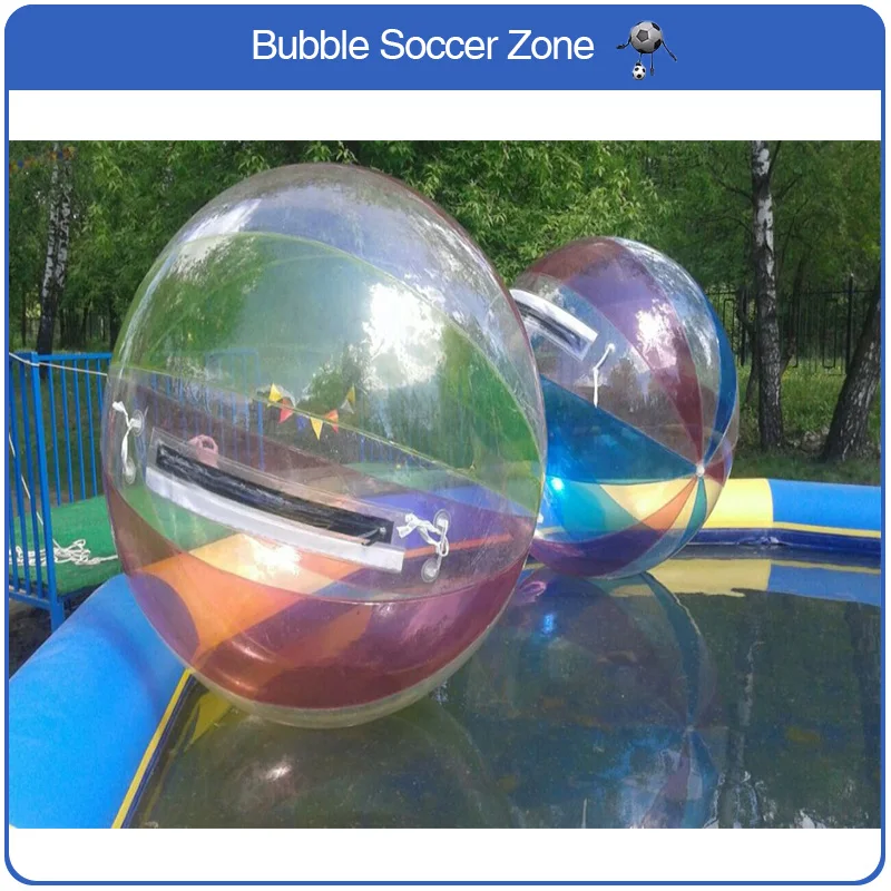 Hot sale! 2.0m Dia Clear Inflatable Water Walking Ball Water Balloon Zorb Ball Walking On Water Walk On Water Ball Grsss Ball