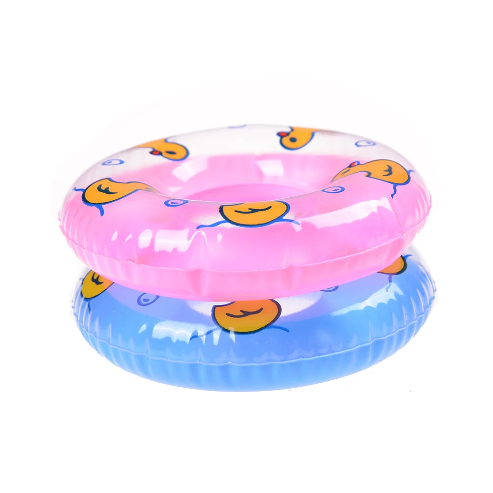 1 Pcs 2 Colors Mini Swimming Buoy Lifebelt Ring For  Doll Accessories For toys dolls,Baby Toys best Gift