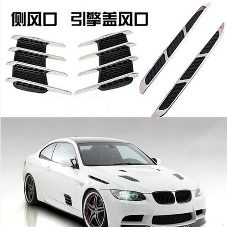 Car-Styling Simulation Vents Decorative stickers For Ford EDGE Explorer EXPEDITION EVOS START C-MAX S-MAX B-MAX