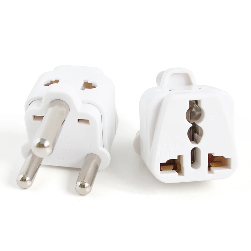 Cỡ Lớn Nam Châu Phi Phích Cắm Chuyển Đổi Ổ Cắm Điện Cắm Hai Trong Một Adapter 250V 10A Du Lịch Ở Ấn Độ Chad Nepal sri Lanka