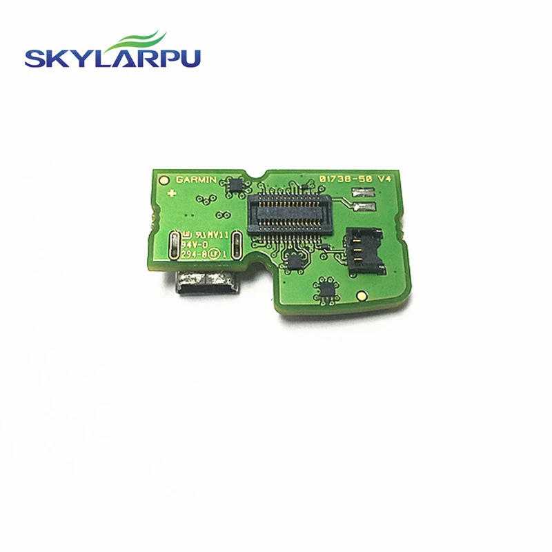 Skylarpu PCB W MiniUSB & MicroSD Holder For Garmin Edge 800 TYPE-10 Repair Replacement Free Shipping