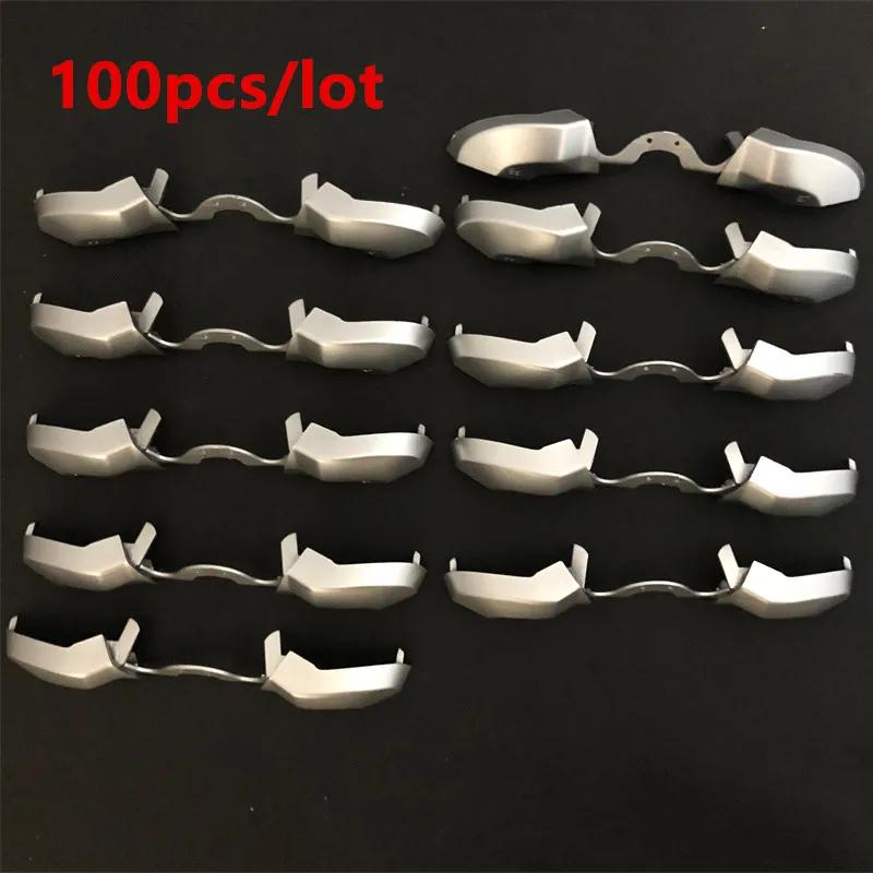 100PCS/lot Silver Bumpers Triggers RB LB Buttons For Xbox One Elite One E Gamepad Controller 3.5mm Earphone Verison