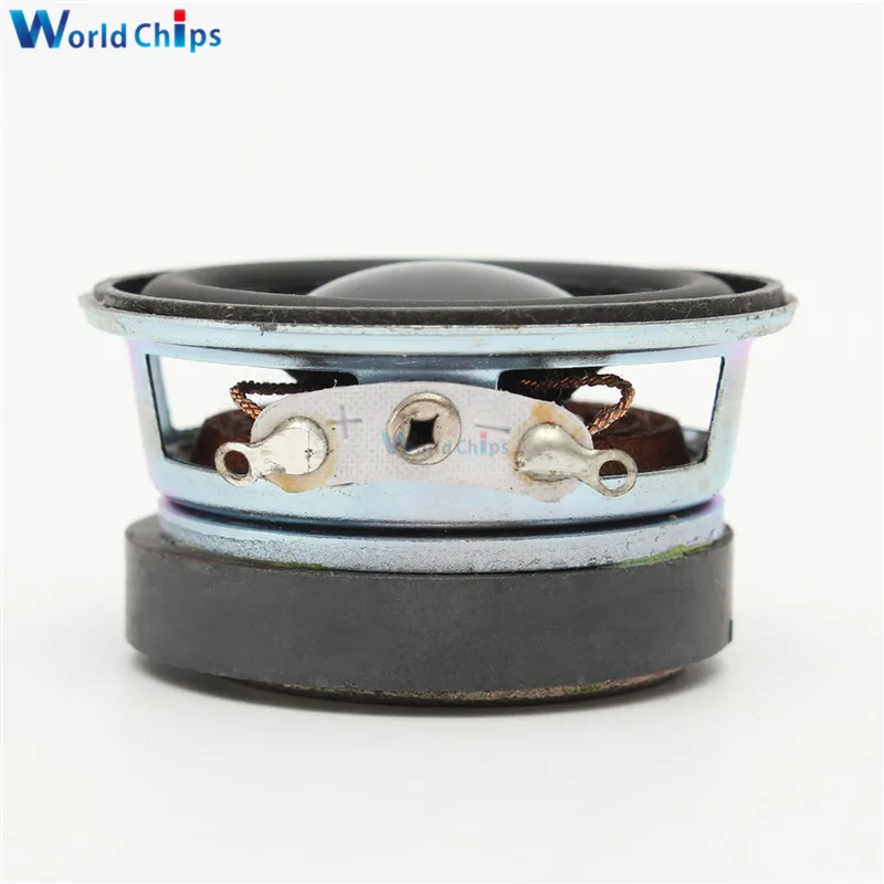 2PCS A lot Acoustic Speaker 4 Ohm 3W 40MM Speaker 36MM External Magnetic Black Hat PU Edge Acoustic Components