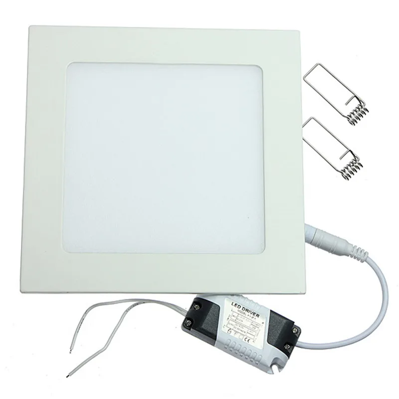 25W Square LED Panel Light Recessed Kitchen Bathroom Ceiling Lamp AC85-265V LED Downlight Warm White/Cool White Free shipping