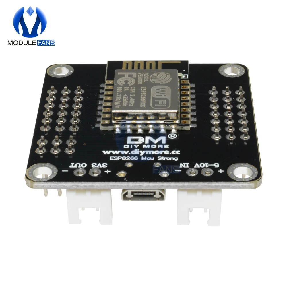 ESP8266 ESP-12 ESP12 ESP-12E CH340 CH340G Wireless Wifi Development Board MCU UART SPI Antenne für Arduino NodeMCU Micro USB – Detail 6