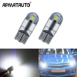 2Pcs T10 W5W for Samsung Chip white LED Eyebrow Eyelid Light Bulb For Opel Astra h j g Corsa Zafira Insignia Vectra b c d