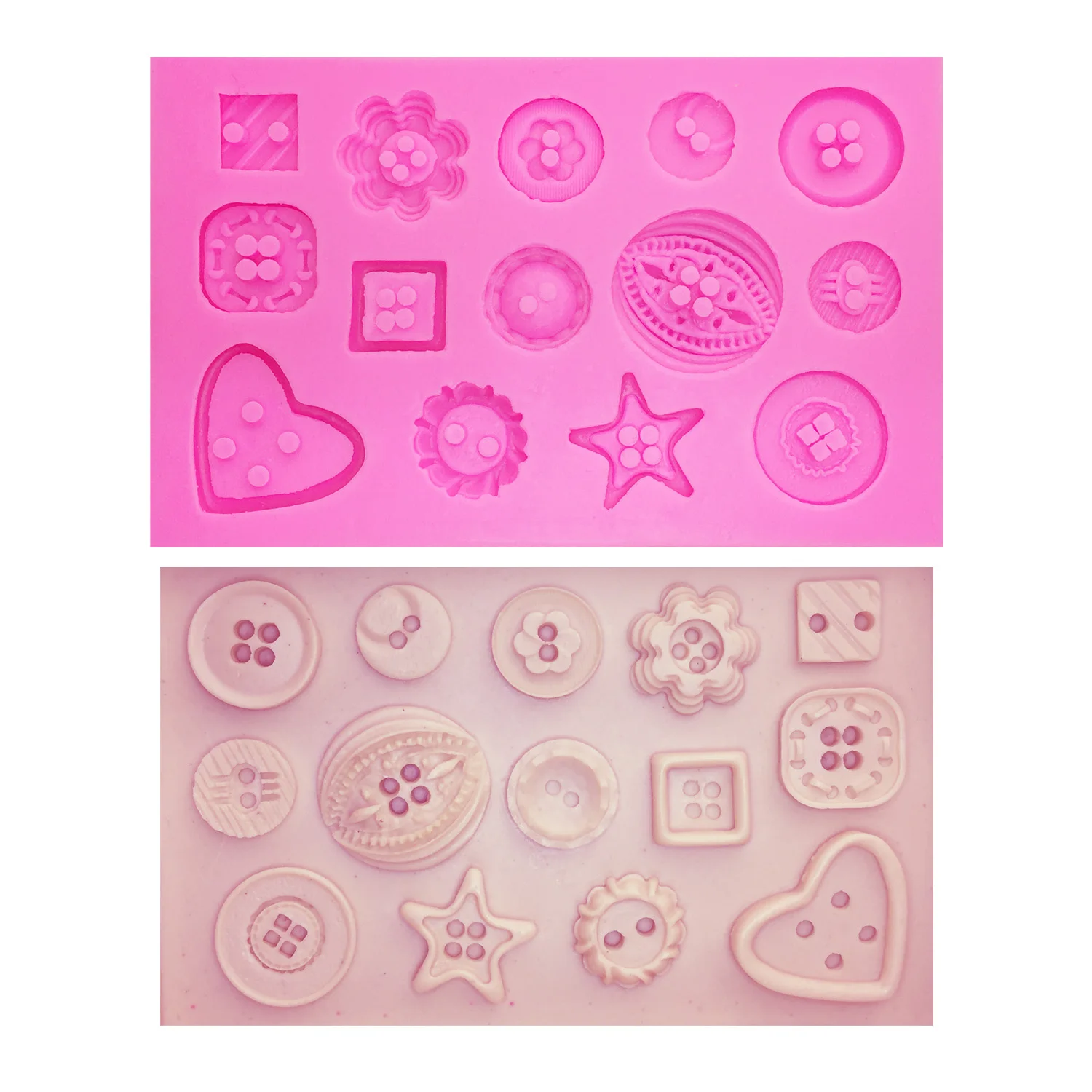 M0333 Different shapes Button Silicone Mold DIY baking Cake Decorating tools kitchen accessories Bakeware